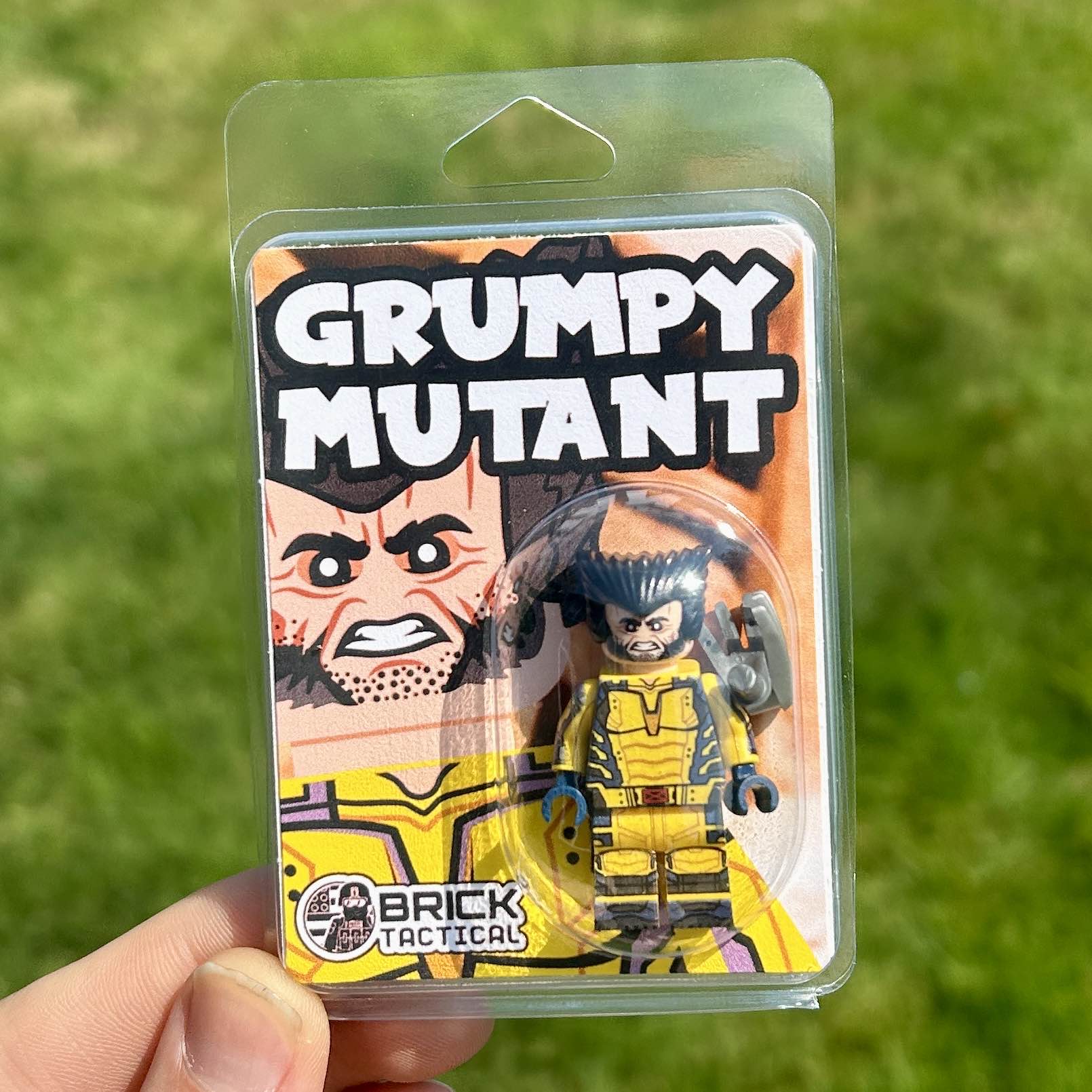 BrickTactical Custom Printed LEGO Minifigs Grumpy Mutant