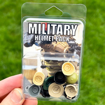 Military Helmet Pack – custom LEGO-compatible minifigure item by BrickTactical