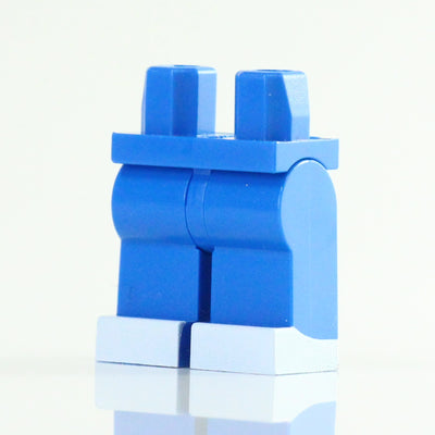 White Boot Legs – custom LEGO-compatible minifigure item by BrickTactical
