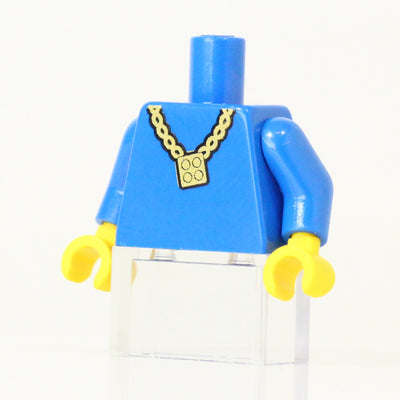 BrickTactical Custom Printed LEGO Brick Chain Torso Blue
