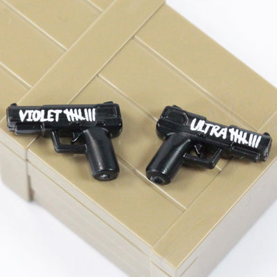 Ultra and Violet Pistols – custom LEGO-compatible minifigure item by BrickTactical