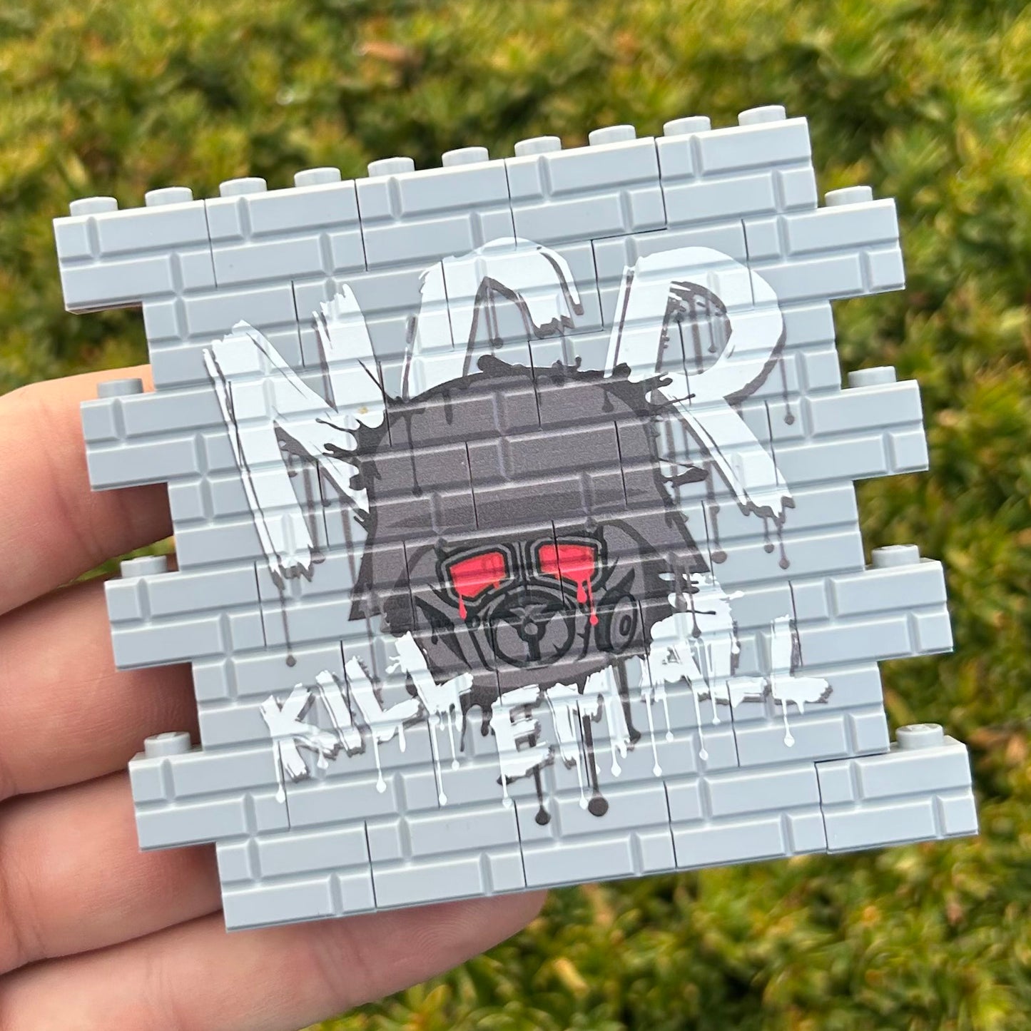 Kill 'em All Graffiti Wallbrick