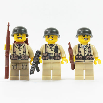 WW2 American Squad Pack – custom LEGO-compatible minifigure item by BrickTactical