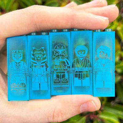 PAD Printed Hologram Bricks - LIMITED EDITION 1/69 – custom LEGO-compatible minifigure item by BrickTactical