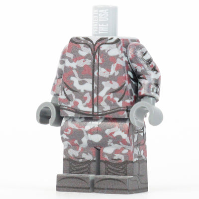 Red Urban Camo Body – custom LEGO-compatible minifigure item by BrickTactical