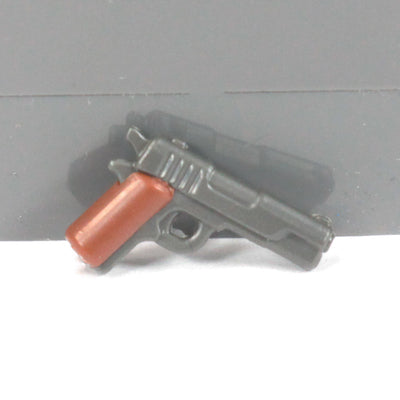Overmolded M1911 Pistol – custom LEGO-compatible minifigure item by BrickTactical
