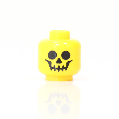 Classic Skeleton Head – custom LEGO-compatible minifigure item by BrickTactical