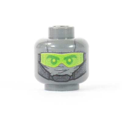 Marine Head #2 – custom LEGO-compatible minifigure item by BrickTactical
