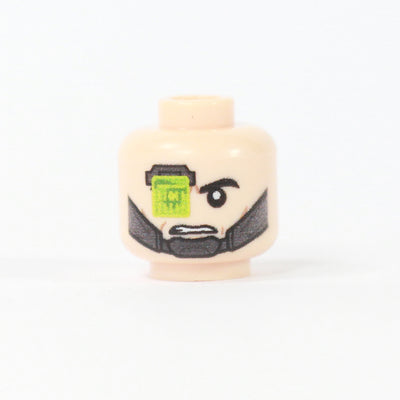Marine Head #4 – custom LEGO-compatible minifigure item by BrickTactical