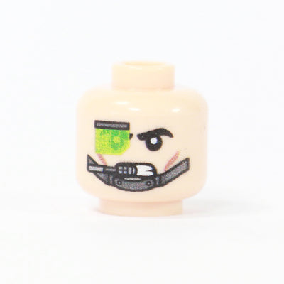 Marine Head #5 – custom LEGO-compatible minifigure item by BrickTactical