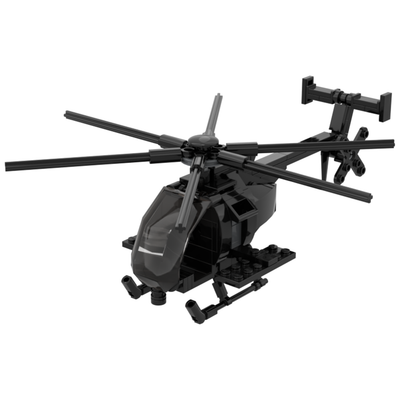 BrickTactical Custom LEGO AH-6 Littlebird Helicopter