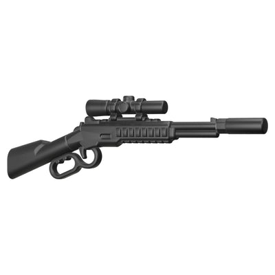 Suppressed Lever Action Rifle – custom LEGO-compatible minifigure item by BrickTactical