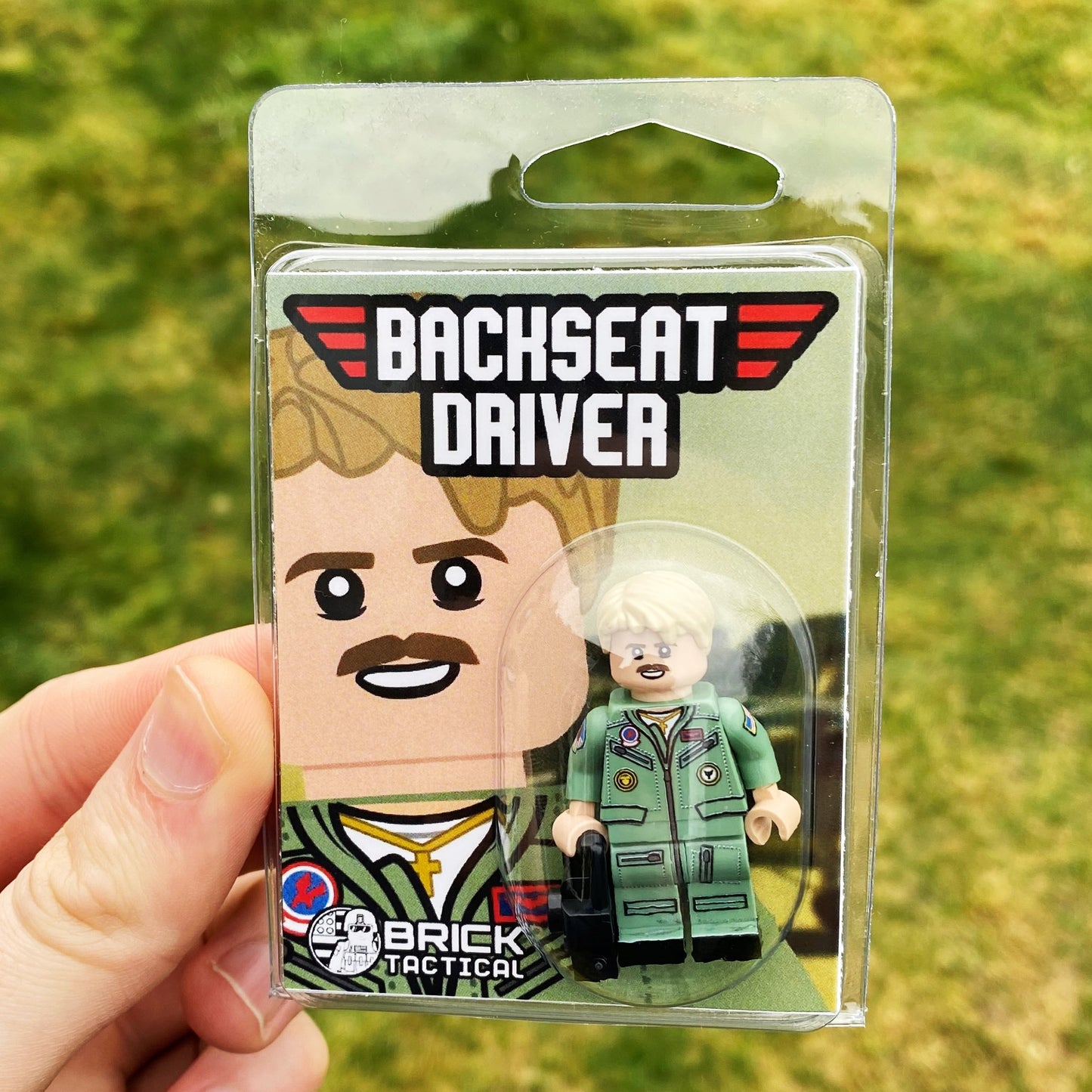 BrickTactical Custom Printed LEGO Minifig BackSeat Driver