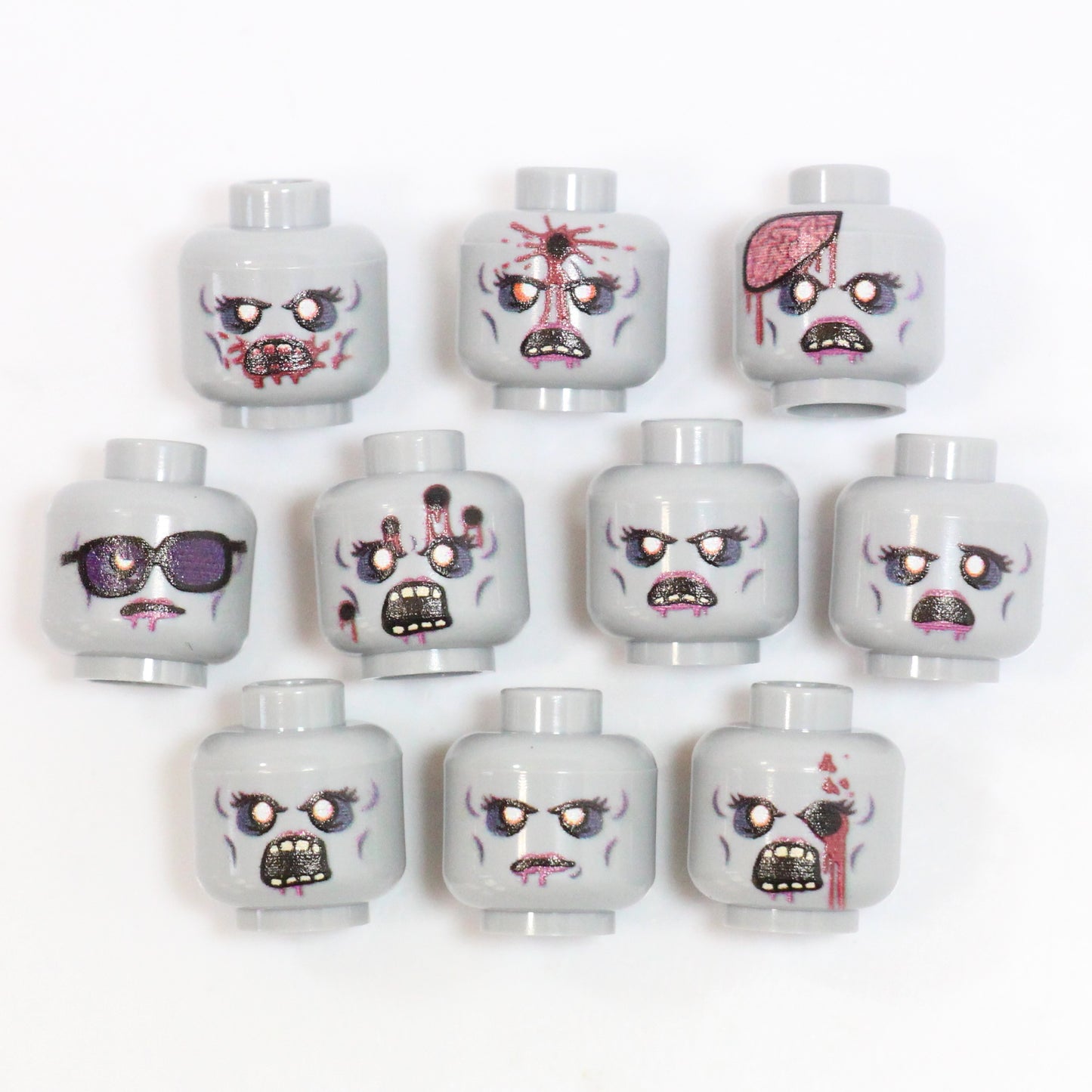 Female Zombie Head Pack