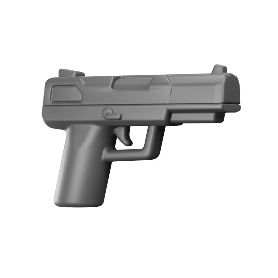 BT57 Pistol – custom LEGO-compatible minifigure item by BrickTactical, alternate view