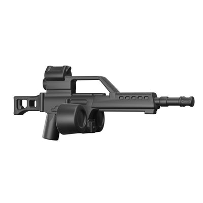 BT36 Machine Gun w/ Drum Mag – custom LEGO-compatible minifigure item by BrickTactical