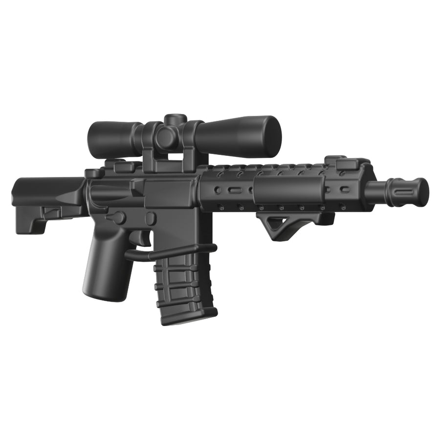 Scoped MK18 Rifle – custom LEGO-compatible minifigure item by BrickTactical