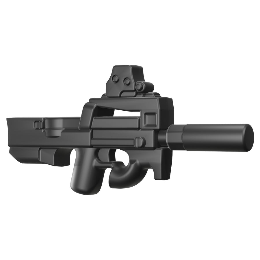 Suppressed BT90 SMG – custom LEGO-compatible minifigure item by BrickTactical
