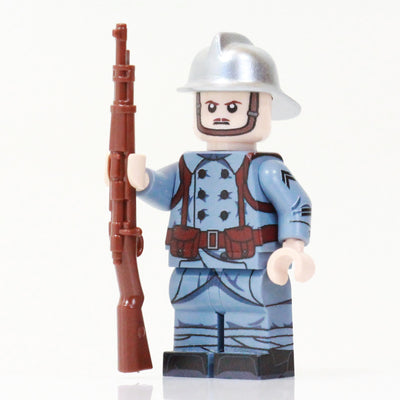 Custom WW1 French Soldier LEGO minifigure