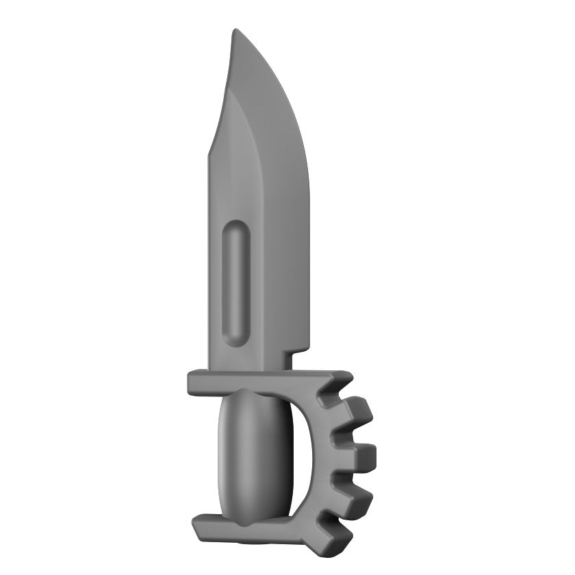 BrickTactical Custom LEGO Bowie Knife Gunmetal