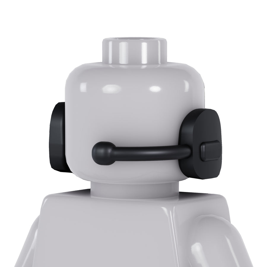 Tactical Headset – custom LEGO-compatible minifigure item by BrickTactical
