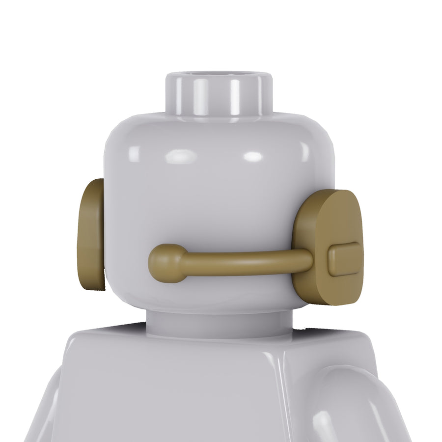 Tactical Headset – custom LEGO-compatible minifigure item by BrickTactical, alternate view