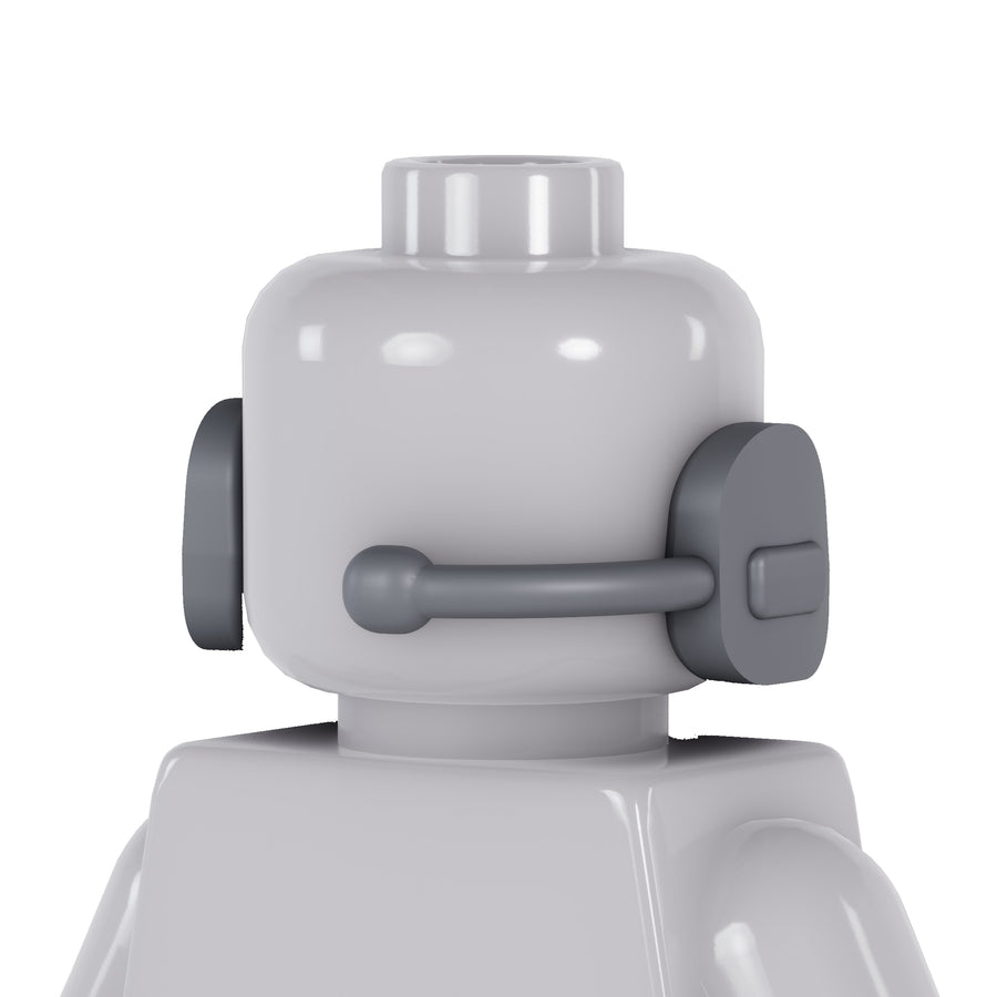 Tactical Headset – custom LEGO-compatible minifigure item by BrickTactical, alternate view