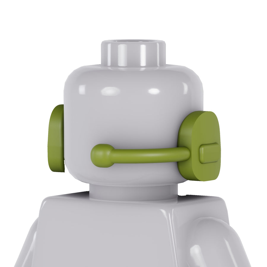 Tactical Headset – custom LEGO-compatible minifigure item by BrickTactical, alternate view