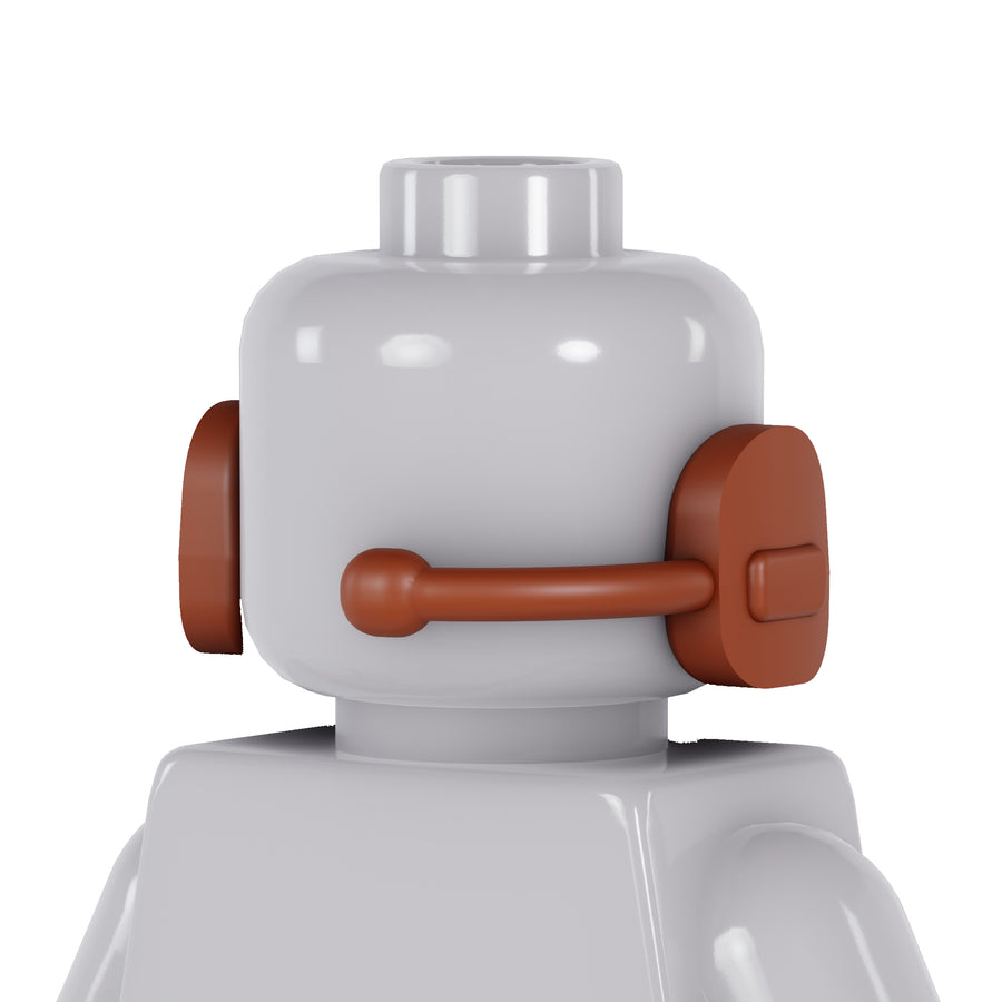 Tactical Headset – custom LEGO-compatible minifigure item by BrickTactical, alternate view