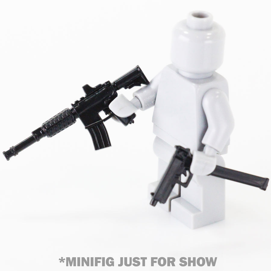 Heavy Weapons Assault Pack – custom LEGO-compatible minifigure item by BrickTactical, alternate view