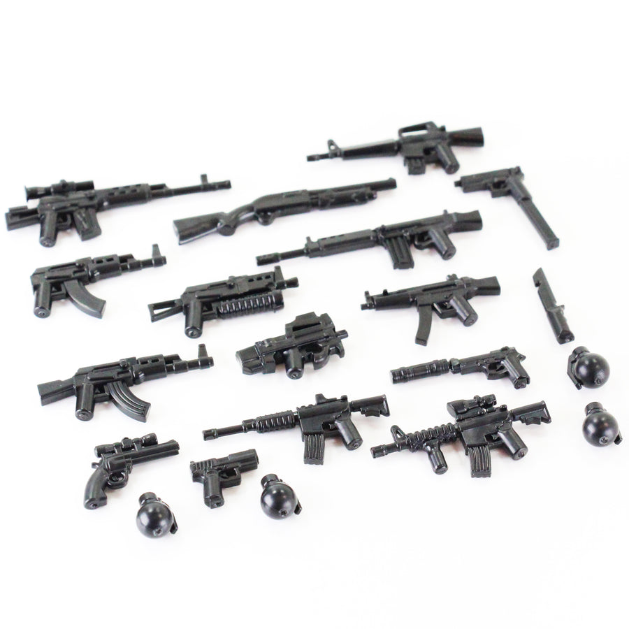 Heavy Weapons Assault Pack – custom LEGO-compatible minifigure item by BrickTactical, alternate view