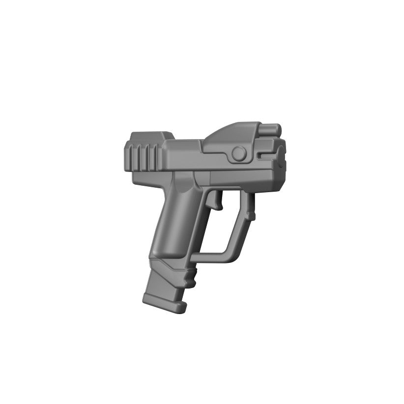 Classic Magnum Pistol – custom LEGO-compatible minifigure item by BrickTactical, alternate view