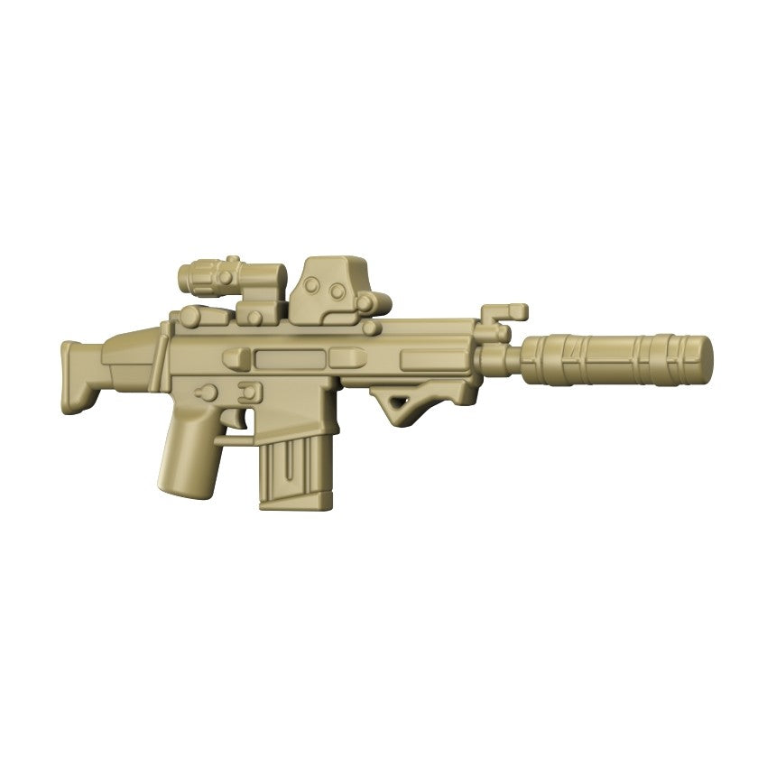 BT17 Suppressed Rifle – custom LEGO-compatible minifigure item by BrickTactical
