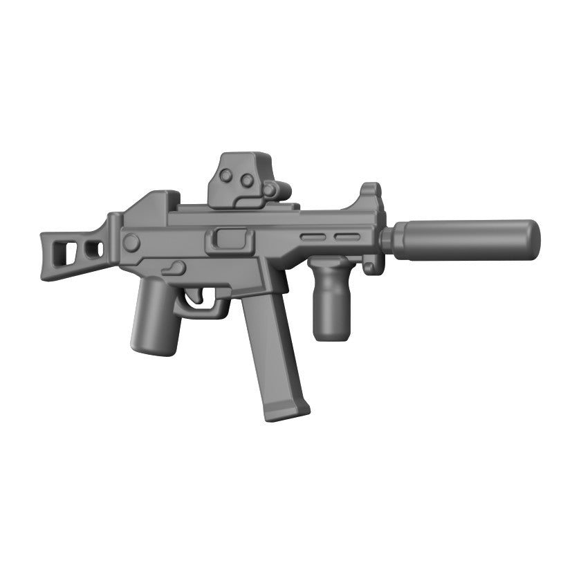 BT45 Suppressed SMG – custom LEGO-compatible minifigure item by BrickTactical, alternate view