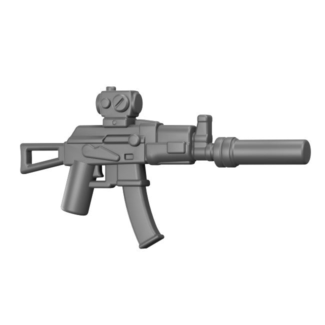 BrickTactical Custom LEGO gun AK9 Suppressed GunMetal