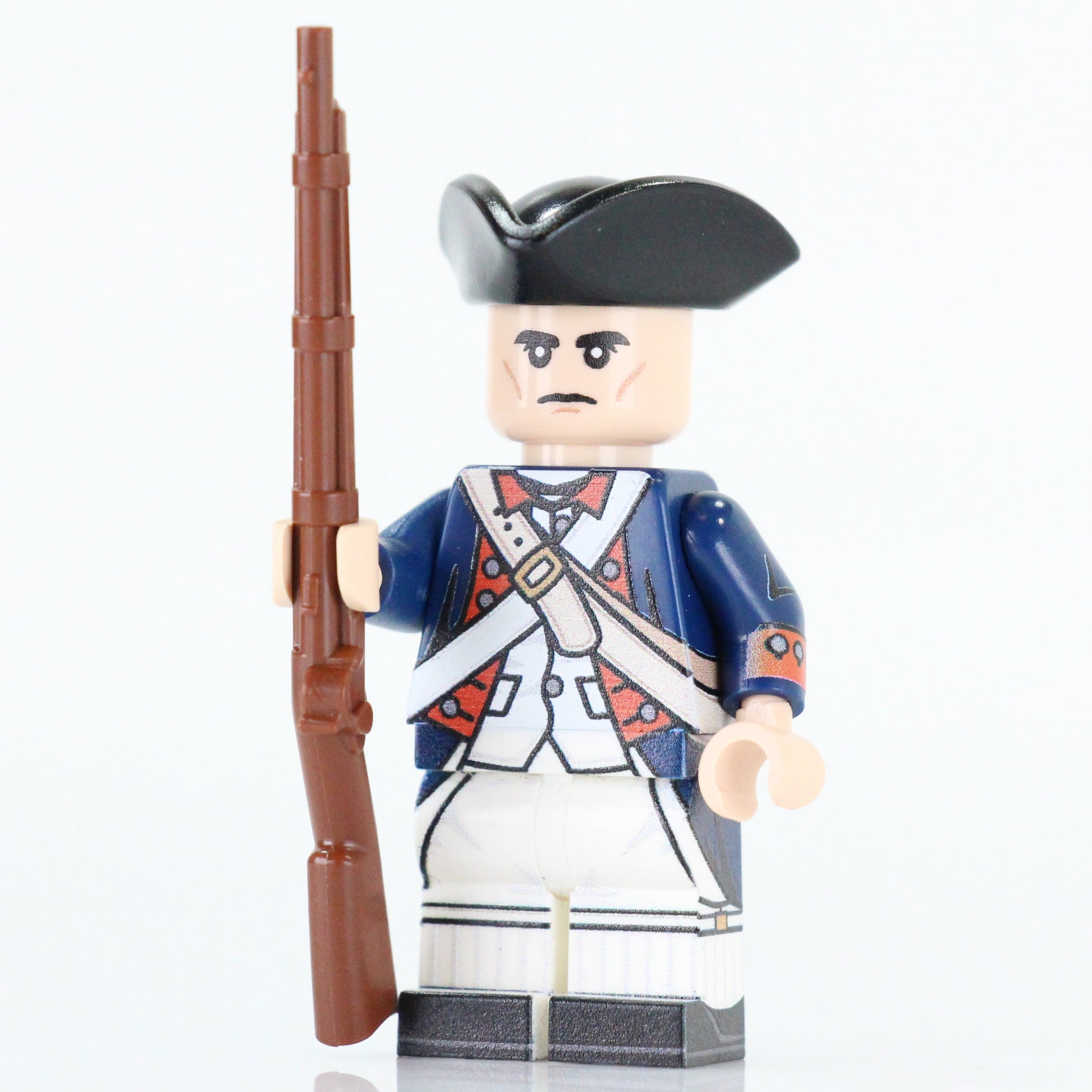 BrickTactical Custom Printed LEGO Minifig American Revolution Soldier