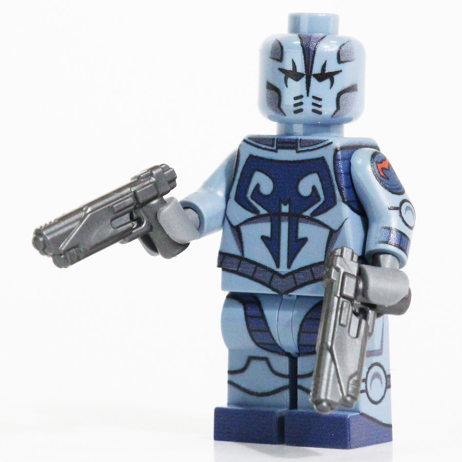 BrickTactical Custom Printed LEGO Minifig Armored Bounty Hunter