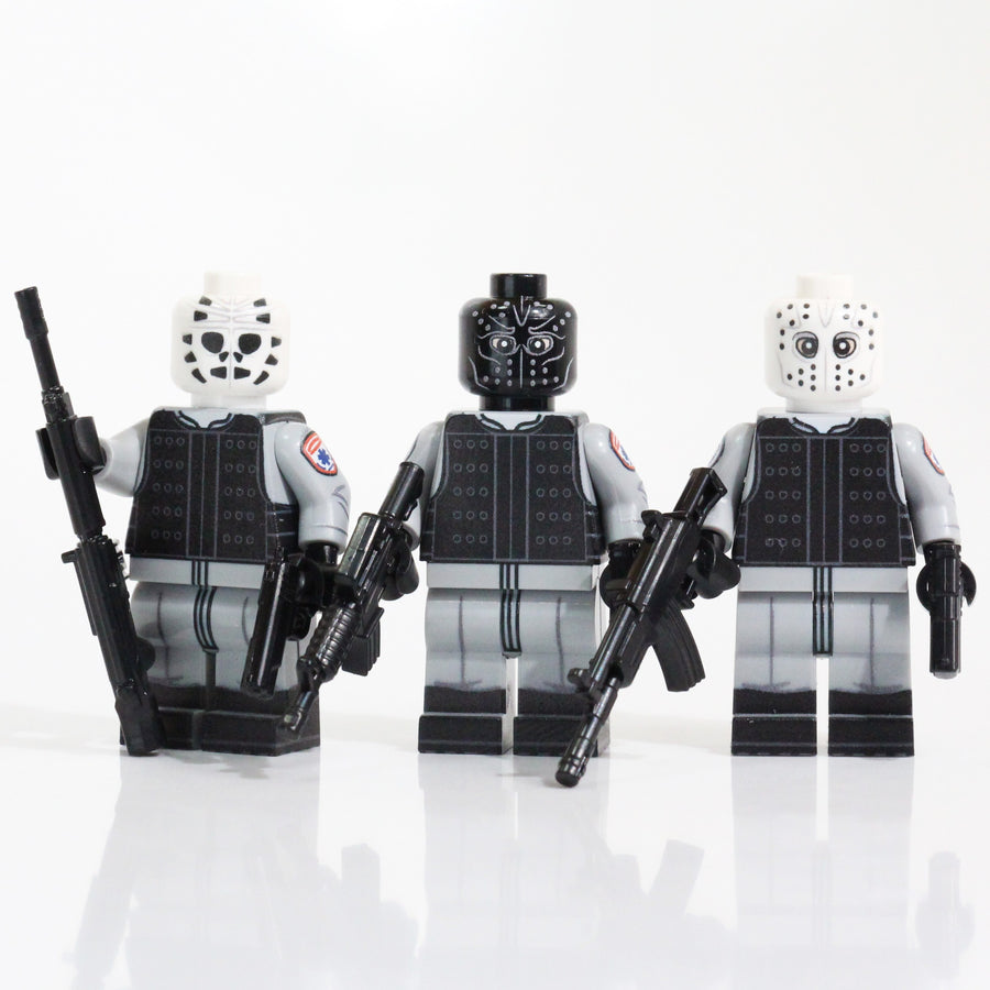 BrickTactical Custom Printed LEGO Minifigs Bank Robber Squad