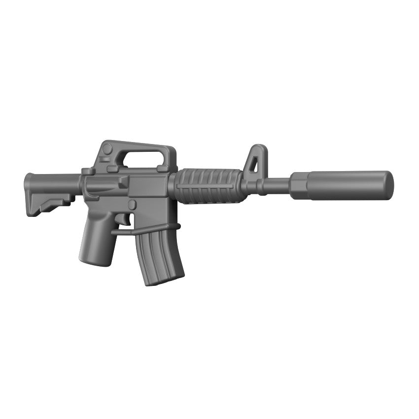 M4 Suppressed Rifle – custom LEGO-compatible minifigure item by BrickTactical, alternate view