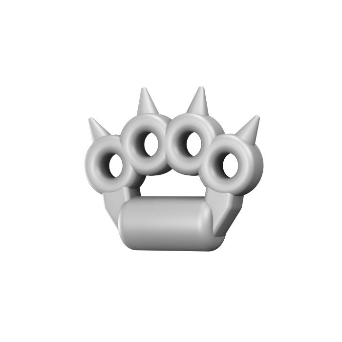 Spiked Knuckle Duster – custom LEGO-compatible minifigure item by BrickTactical, alternate view