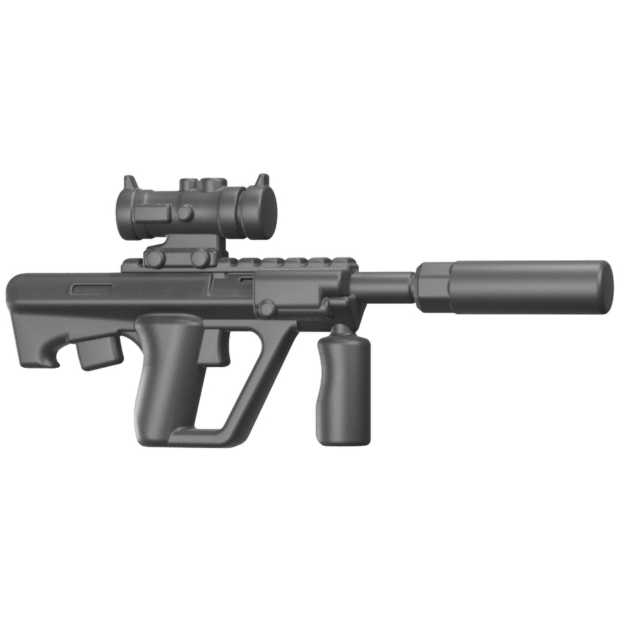 BT STYR Suppressed Rifle – custom LEGO-compatible minifigure item by BrickTactical, alternate view