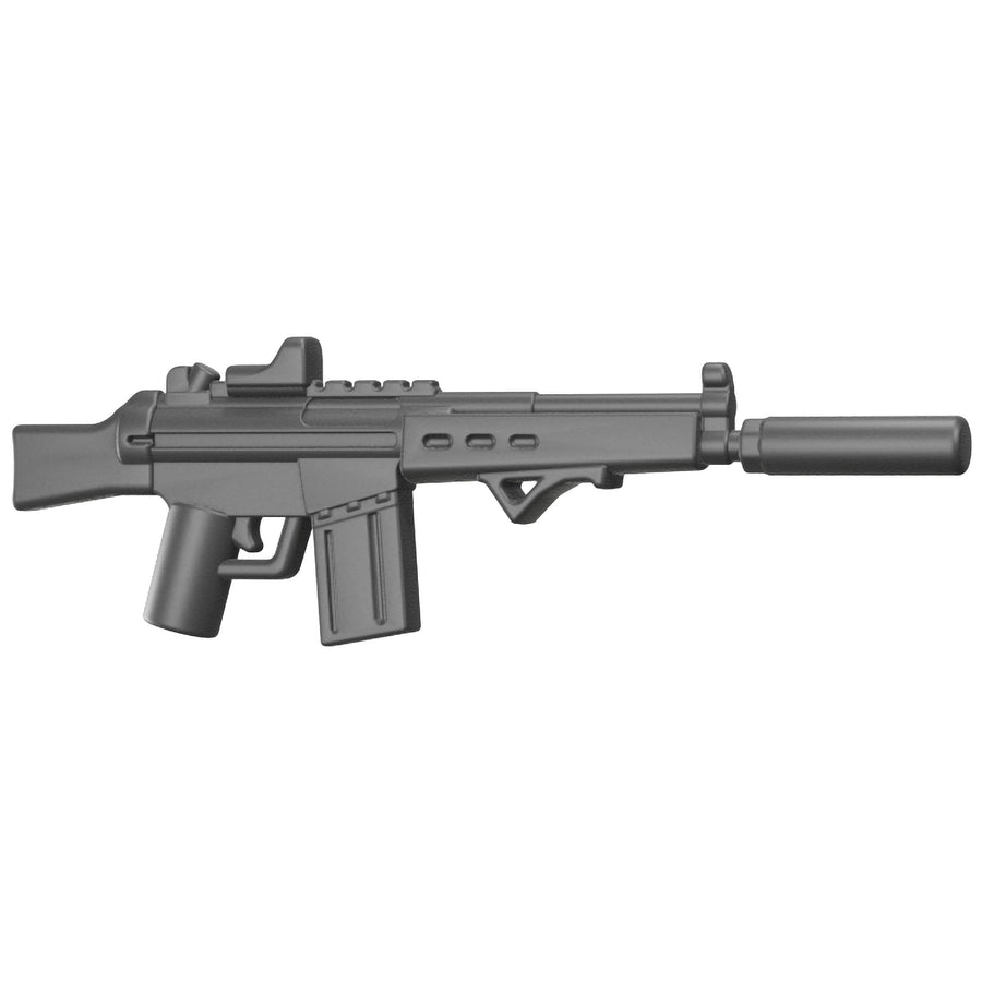 G3 Rifle Suppressed – custom LEGO-compatible minifigure item by BrickTactical, alternate view