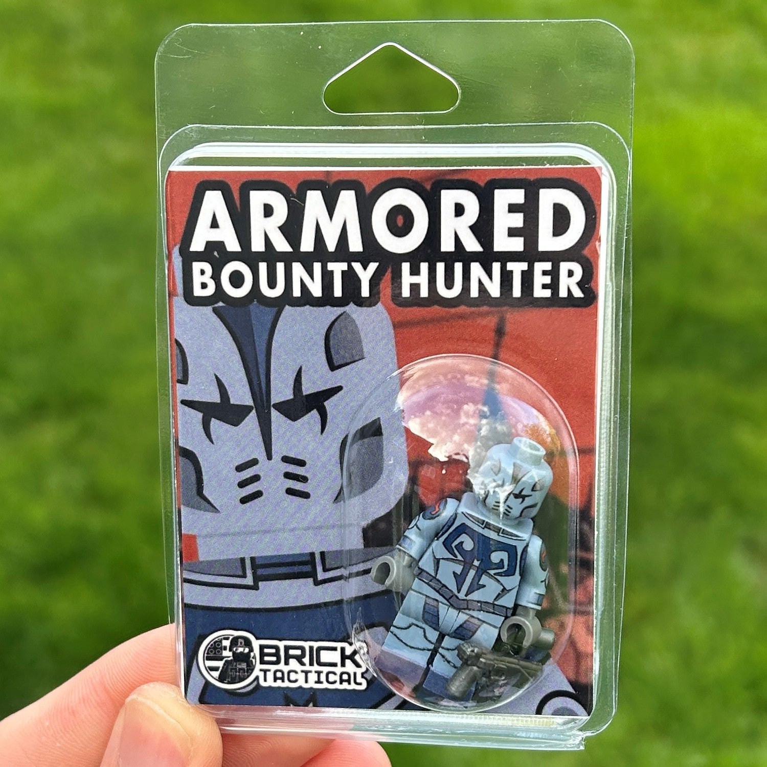 BrickTactical Custom Printed LEGO Minifig Armored Bounty Hunter