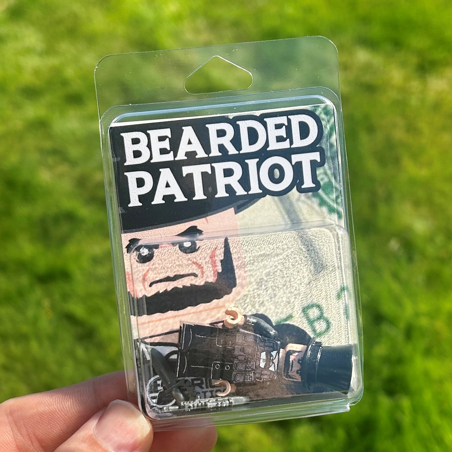 BrickTactical Custom Printed LEGO Minifigs Bearded Patriot