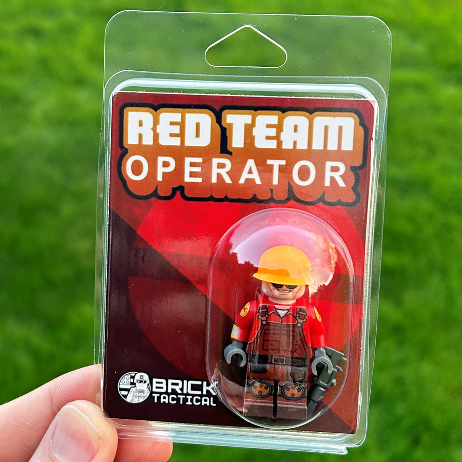 BrickTactical Custom Printed LEGO Minifigs Engineer Red