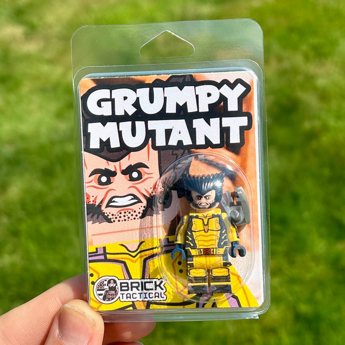 BrickTactical Custom Printed LEGO Minifigs Grumpy Mutant