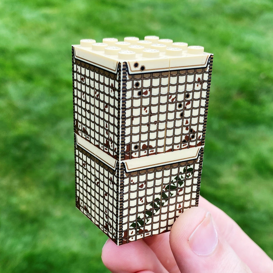 Field Bastion – custom LEGO-compatible minifigure item by BrickTactical, alternate view