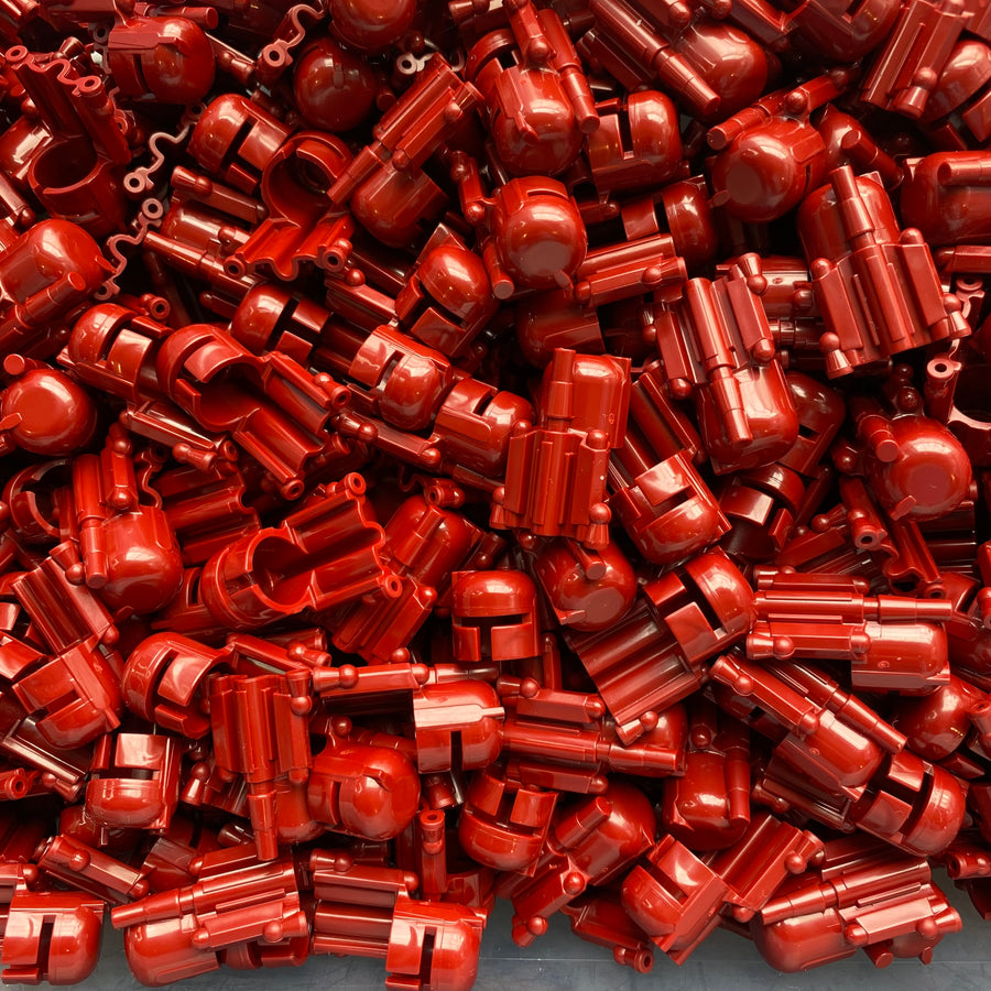 Classic Bounty Hunter Helmet – custom LEGO-compatible minifigure item by BrickTactical, alternate view