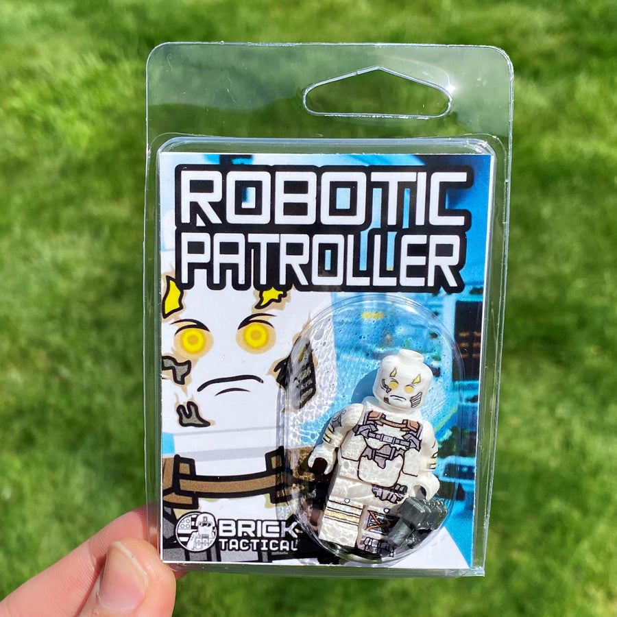 Robotic Patroller – custom LEGO-compatible minifigure item by BrickTactical, alternate view