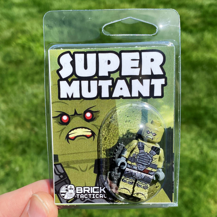 Super Mutant – custom LEGO-compatible minifigure item by BrickTactical, alternate view